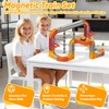 Electric Train Set for Kids, 117PCS Flexible 3D Cube Track