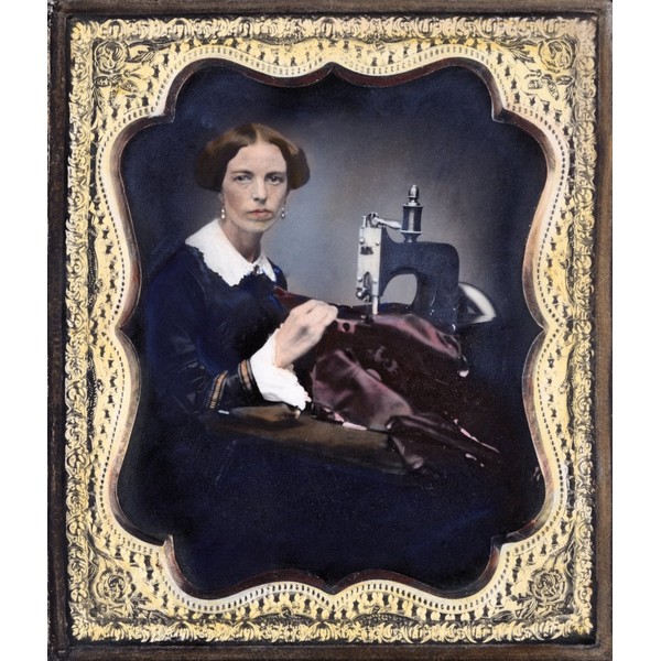 Sewing Machine C1853 Nseamstress with an 1853 Model Grover and