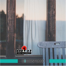 Unbekannt Remembrance Day Sticker, Poppy Flower Sticker, Car, Window, Fridge, Laptop Sticker - Large, 200 x 120 mm, Approx. 8 x 5 Inch - Lest We Forget