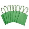 DjinnGlory 60 Pack Mini Green Paper Gift Bags with Handles