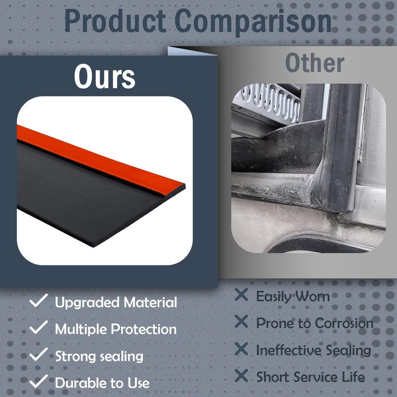 4 Inch RV Slide Out Seal, Weather Stripping Wiper with