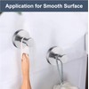 Fliverly Suction Cup Hooks for Shower, Bathroom, Kitchen, Glass Door,
