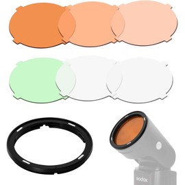 Godox AK-R16 Color Filter for Godox H200R Round Flash Head V1 Flash Series V1-S/V1-N/V1-C/AD200 Pro, AD200