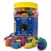 170 Pcs Backflow Incense Cones, 7 Mixed Natural Scents Waterfall