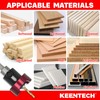 KEENTECH Carbide Tipped 82° Countersink Drill Bit with Depth Stop,