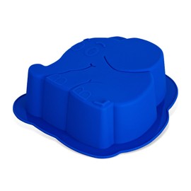 Dr. Oetker Silikon-Motivbackform – Der süße Elefant aus der Sendung mit der Maus als bezaubernde Backkreation – Spülmaschinengeeignete Kuchenform mit Antihaft-Eigenschaften – 18,5 x 20,5 x 6,5 cm