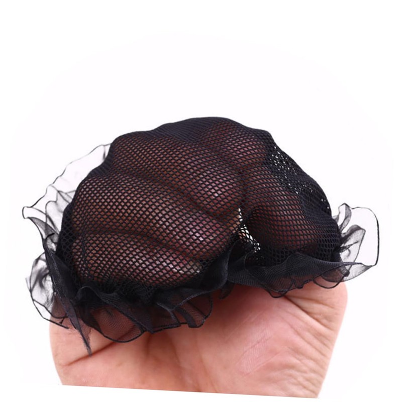 BESTYASH 10 piezas Elástica para Moños Invisible para Cabello de