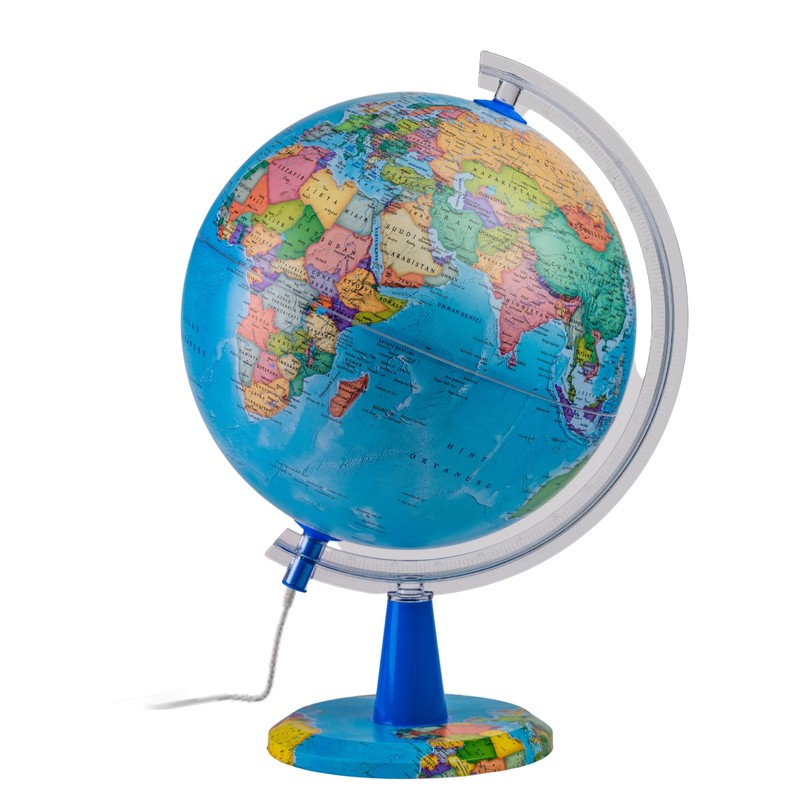 Topglobe TOPGLOBE Illuminated Globe 20cm - French Map - Modern