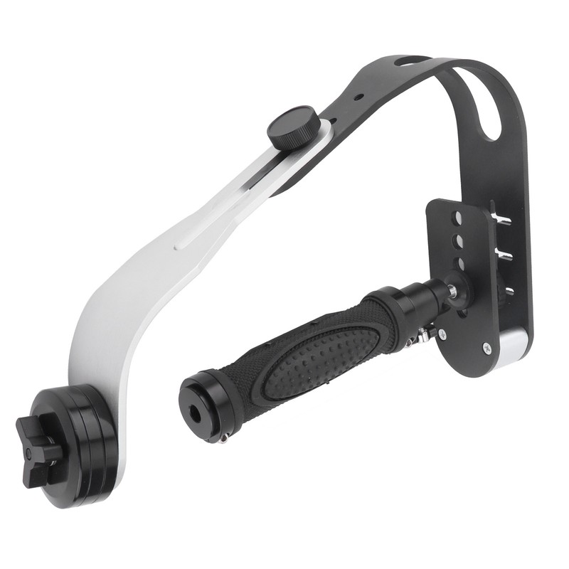 Handheld Video DSLR Camera Stabilizer Aluminum Alloy Bow Shape Stabilizer