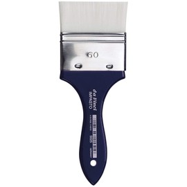 da Vinci Oil & Acrylic Series 5025 Impasto Paint Brush, Mottler Extra Stiff White Synthetic, Size 60