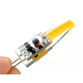 Wiredco 6X G4 LED Lamp 6W COB Silicone LED Bulb 12V AC/DC Mini LED Warm White Light 6pcs
