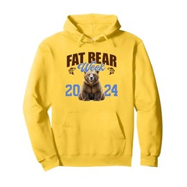 Fat Bear Week Wildlife Animal Nature Lover Pullover Hoodie