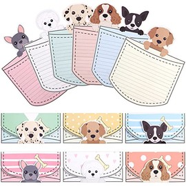 Juego de 24 tarjetas de felicitación de diseño de perro con sobres para niños, aula, fiesta de cumpleaños