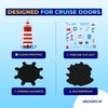 Cruise Ship Door Magnets [27 Pack] – Colourful, Cruise Themed