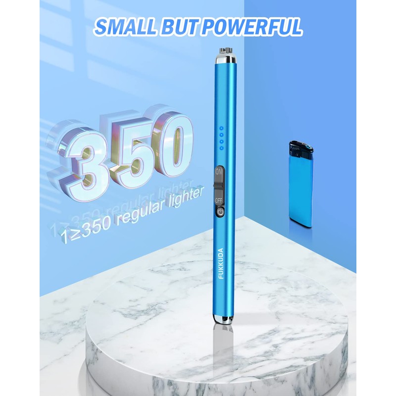 【Upgraded 】 Dual Arc Electric Candle Lighter Rechargeable USB Lighter
