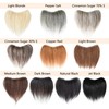 Meiverah Frontal Hairpiece for Men Light Brown Hair Extension Hairline
