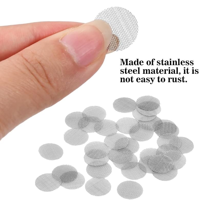 Pack of 500 20 mm Smoke Filter, Pipe Filter, Steel