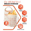 Beeswax Bread Bags Reusable for Homemade Sourdough - Large Cotton