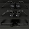 FYGL Lifting-Straps - Neoprene Padded Wrist-Wraps with Nylon Dura Grip