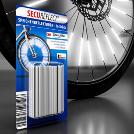 SECUREFLECT Spoke Reflectors - High Visibility Reflection for Maximum Bicycle Safety | StVZO Certified | High Quality 3M™ Reflective Material for Improved Visibility