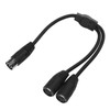 DIN 8 Pin Male to 2 DIN 8 Pin Female