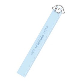 Kamiojapan Sanrio Cinnamoroll Ruler with Mascot, 5.5 inches (14 cm) Ruler