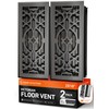 Home Intuition Victorian Floor Vent Covers 2X14 Inch Floor Register