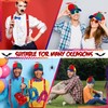 Eurzom 6 Pcs Propeller Hat, Bow Tie and Adjustable Elastic