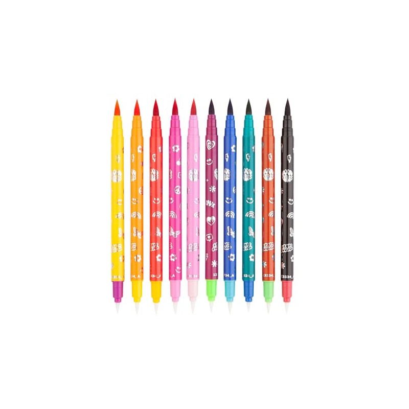 Depesche TOPModel 13334 Magic Fibre Tip Pen Set, 10 Double