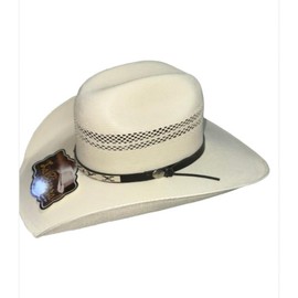 Sombrero vaquero 100X La Sierra Cowboy Hat - Color: Black/negro, Size: 55 MEX, 6 7/8 USA