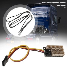 Be In Your Mind 2 Sets 4 in1 Light System Shunt Expansion Board Trailer Light Expansion Board PH2.0 Plug Compatible with Ta-miya 1/14 RC Truck