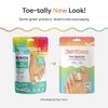 ZenToes Clear Gel Toe Separators for Bunions, Spreaders for Overlapping
