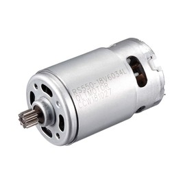 sourcing map DC 18V 19500 rpm Electric Gear Motor 9 Teeth for Screwdrive
