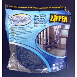 Genuine Plastiflex 30ft Central Vacuum Zippered Hose Sock Cover.