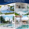 LukLoy Designed for 10mm Glass Railing, 4 Pack 3lb Heavy