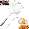 Stainless Steel Slotted Spoon, Spider Web Ladle Stainless Steel Strainer