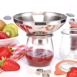 Stainless steel funnel