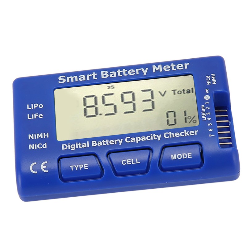 Battery Meter 5 in 1 Multifunctional Digital Battery Checker with