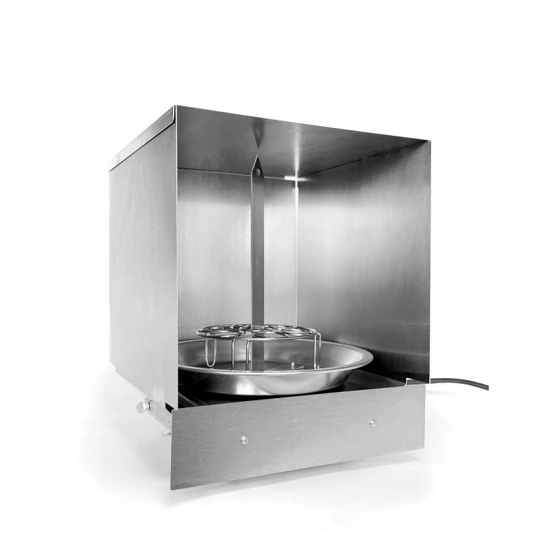 Fire Centric Cooking Outdoor Vertical Rotisserie for Gyros, Shawarma, Kababs,