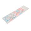 PBT Keyboard Keycaps 130 Keys Dye Sublimation Ergonomic Rich Colors