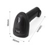 Wireless 1D Barcode Scanner 2.4G + USB Wired Connection CCD