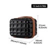 KONO Hard Shell Case, black / brown