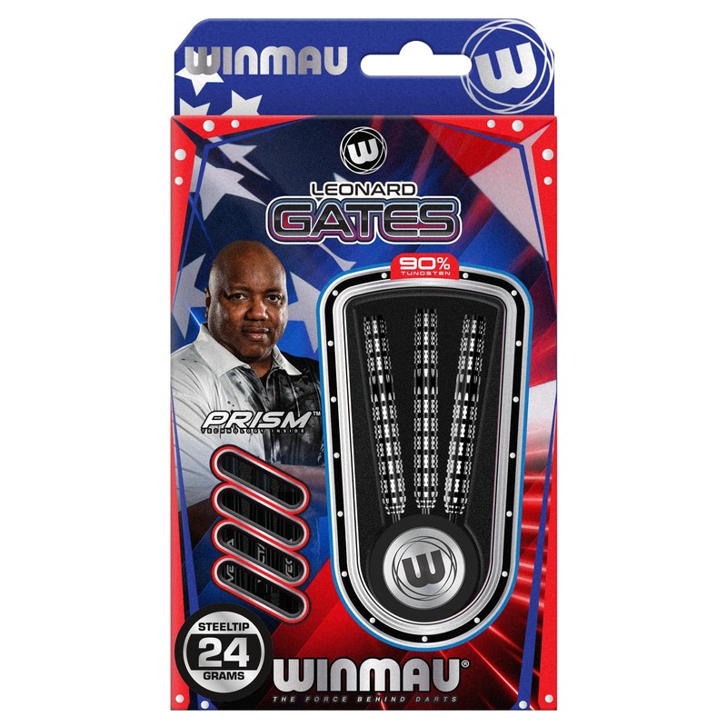 WINMAU Leonard Gates The Soulger 24 Gram Professional Tungsten Darts