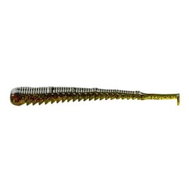 Gene Larew Ned Rig Inch Worm Midwest Finesse Soft-Plastic Bass Bait Fishing Lure, 3.75 Inches, Pack of 7, Sooner Run