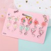 Unicorn Clip On Earrings for Girls, Girls Butterfly Jewelry Dress