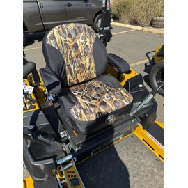 Durafit Seat Covers, Custom Fit Hustler X one,Super Z,Hyper Drive,Super104 and Diesel Z Zero Turn Mowers in Black/CAMO Camo Waterproof Endura Fabric