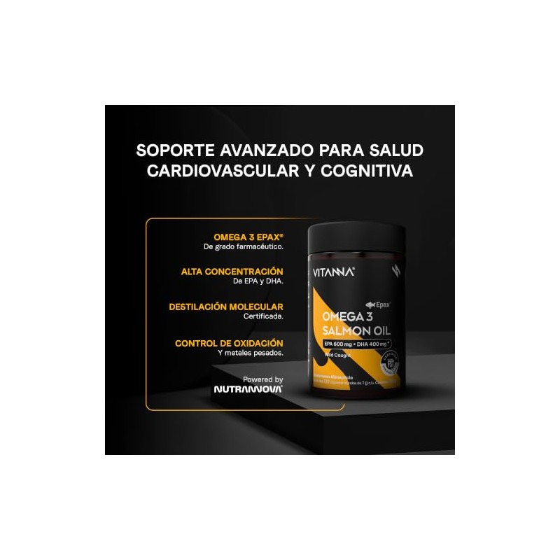 Vitanna Omega 3 Aceite de Salmón Noruego