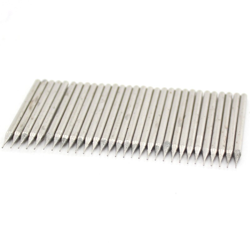 ILOVETOOL 0.5mm Diamond Jewelry Drill Bits Carving Bur Tools for