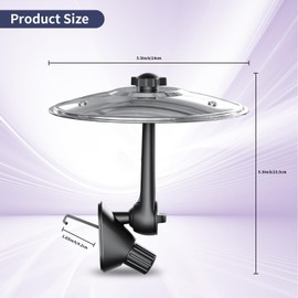 Car Cymbal, Car Air Vent Mini Drum Crash Cymbal for Car Vent, Make Your Driving More Fun, Suitable for All Types Of Vehicles, Silver