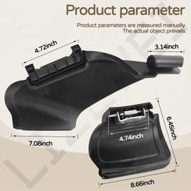 LIZEWEI 731-07131 987-02516A Side Discharge Chute and Hinged Mulching Plug Compatible with MTD Craftsman Lawn Mower. for TB110, TB130, TB200, TB230. Replace 731-7131 987-02516